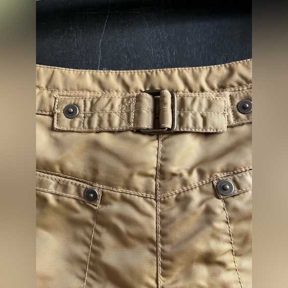 JNBY Gold Skirt Full Front Zip Size 160 Pockets Vintage Y2K - Picture 6 of 13